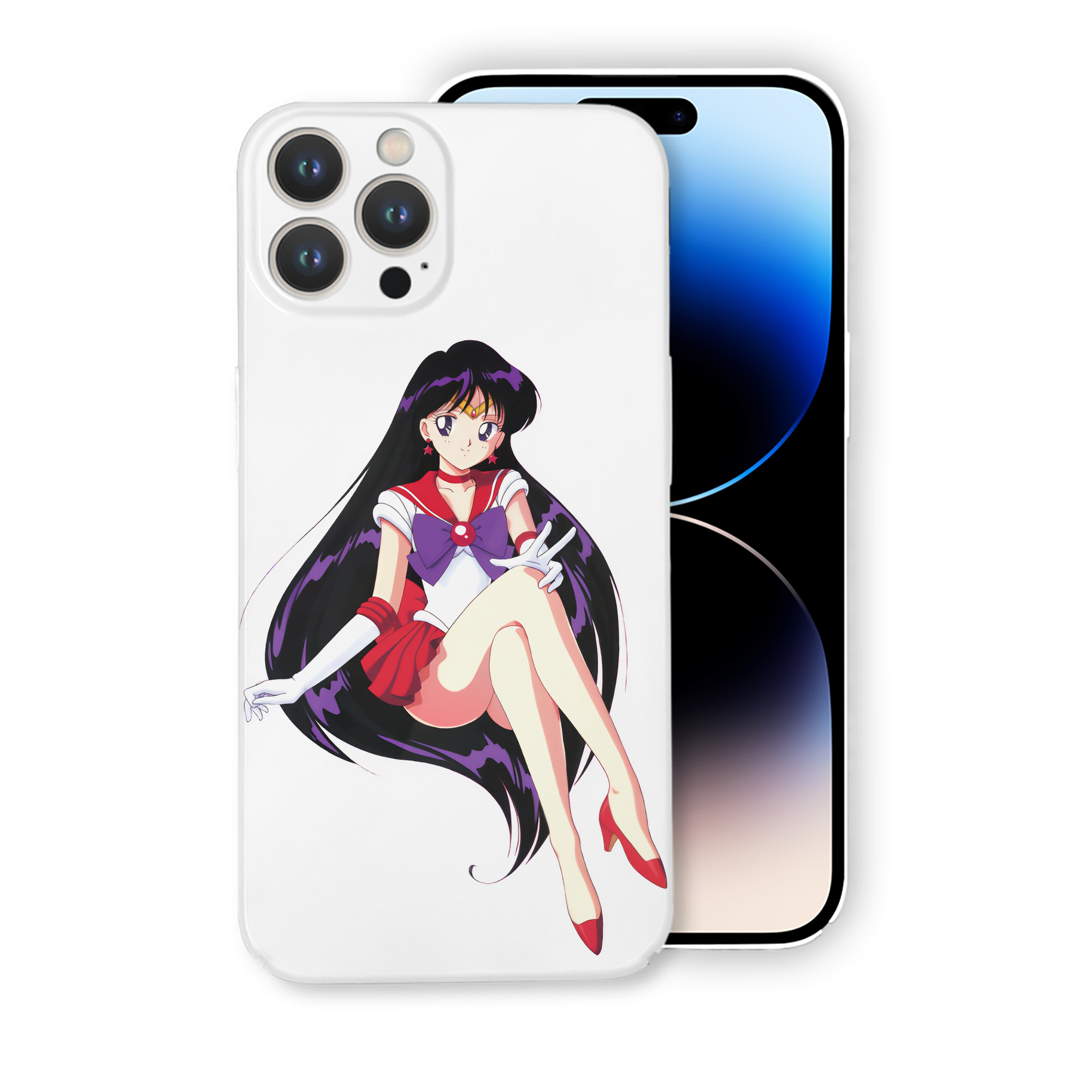 （画像用） 美少女戦士セーラームーン 火野レイ ひの レイ Sailor Moon Hino Rei （セーラーマーズ,Sailor Mars） 【iPhone 14シリーズ対応】ハードケース